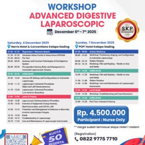 Workshop Advanced Digestive Laparoscopic ( Nurse )